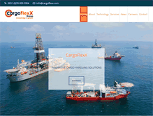 Tablet Screenshot of cargoflexx.com